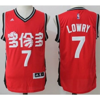 Raptors #7 Kyle Lowry Red Slate Chinese New Year Stitched NBA Jersey Raptors #7 Kyle Lowry Red Slate Chinese New Year Stitched NBA Jersey