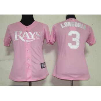 Rays #3 Evan Longoria Pink Lady Fashion Stitched MLB Jersey Rays #3 Evan Longoria Pink Lady Fashion Stitched MLB Jersey