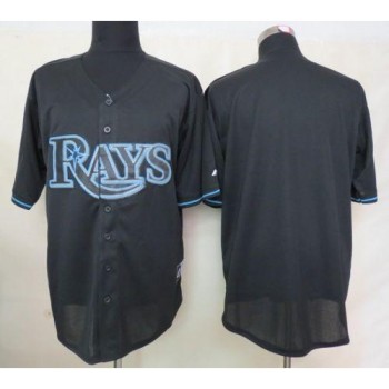 Rays Blank Black Fashion Stitched MLB Jersey Rays Blank Black Fashion Stitched MLB Jersey