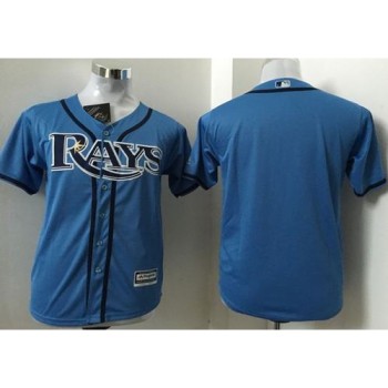 Rays Blank Light Blue Cool Base Stitched Youth MLB Jersey Rays Blank Light Blue Cool Base Stitched Youth MLB Jersey