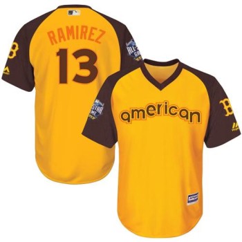 Red Sox #13 Hanley Ramirez Gold 2016 All-Star American League Stitched Youth MLB Jersey Red Sox #13 Hanley Ramirez Gold 2016 All-Star American League Stitched Youth MLB Jersey