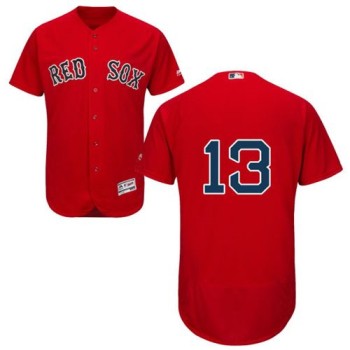 Red Sox #13 Hanley Ramirez Red Flexbase Authentic Collection Stitched MLB Jersey Red Sox #13 Hanley Ramirez Red Flexbase Authentic Collection Stitched MLB Jersey