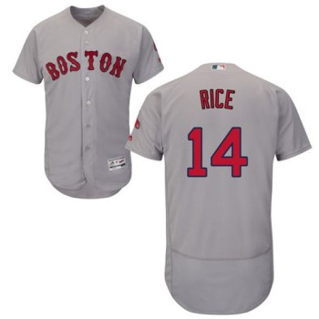 Red Sox #14 Jim Rice Grey Flexbase Authentic Collection Stitched MLB Jersey Red Sox #14 Jim Rice Grey Flexbase Authentic Collection Stitched MLB Jersey