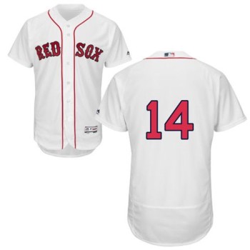 Red Sox #14 Jim Rice White Flexbase Authentic Collection Stitched MLB Jersey Red Sox #14 Jim Rice White Flexbase Authentic Collection Stitched MLB Jersey