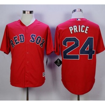 Red Sox #24 David Price Red New Cool Base Stitched MLB Jersey Red Sox #24 David Price Red New Cool Base Stitched MLB Jersey