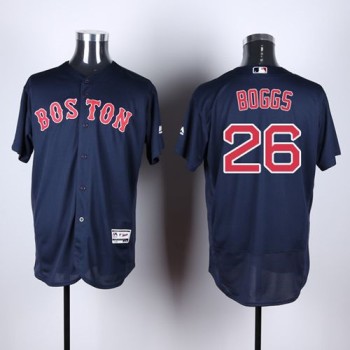 Red Sox #26 Wade Boggs Navy Blue Flexbase Authentic Collection Stitched MLB Jersey Red Sox #26 Wade Boggs Navy Blue Flexbase Authentic Collection Stitched MLB Jersey