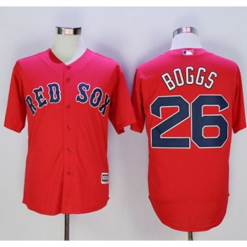 Red Sox #26 Wade Boggs Red New Cool Base Stitched MLB Jersey Red Sox #26 Wade Boggs Red New Cool Base Stitched MLB Jersey