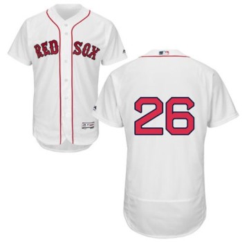 Red Sox #26 Wade Boggs White Flexbase Authentic Collection Stitched MLB Jersey Red Sox #26 Wade Boggs White Flexbase Authentic Collection Stitched MLB Jersey