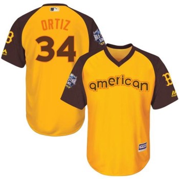 Red Sox #34 David Ortiz Gold 2016 All-Star American League Stitched Youth MLB Jersey Red Sox #34 David Ortiz Gold 2016 All-Star American League Stitched Youth MLB Jersey
