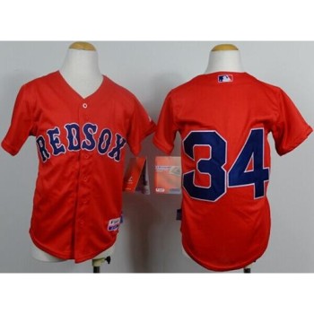 Red Sox #34 David Ortiz Red Cool Base Stitched Youth MLB Jersey Red Sox #34 David Ortiz Red Cool Base Stitched Youth MLB Jersey