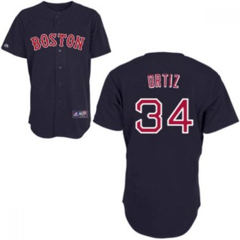 Red Sox #34 David Ortiz Stitched Dark Blue MLB Jersey Red Sox #34 David Ortiz Stitched Dark Blue MLB Jersey