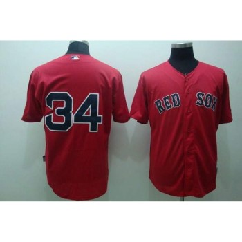 Red Sox #34 David Ortiz Stitched Red MLB Jersey Red Sox #34 David Ortiz Stitched Red MLB Jersey