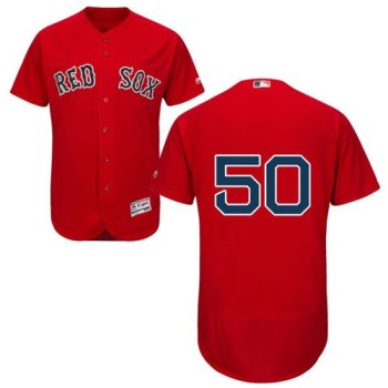 Red Sox #50 Mookie Betts Red Flexbase Authentic Collection Stitched MLB Jersey Red Sox #50 Mookie Betts Red Flexbase Authentic Collection Stitched MLB Jersey