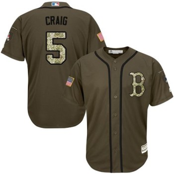 Red Sox #5 Allen Craig Green Salute to Service Stitched Youth MLB Jersey Red Sox #5 Allen Craig Green Salute to Service Stitched Youth MLB Jersey