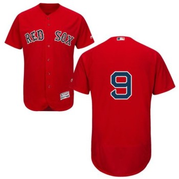 Red Sox #9 Ted Williams Red Flexbase Authentic Collection Stitched MLB Jersey Red Sox #9 Ted Williams Red Flexbase Authentic Collection Stitched MLB Jersey
