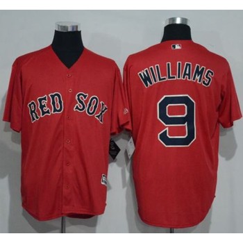 Red Sox #9 Ted Williams Red New Cool Base Stitched MLB Jersey Red Sox #9 Ted Williams Red New Cool Base Stitched MLB Jersey
