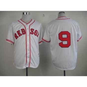 Red Sox #9 Ted Williams White 1936 Turn Back The Clock Stitched MLB Jersey Red Sox #9 Ted Williams White 1936 Turn Back The Clock Stitched MLB Jersey