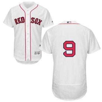 Red Sox #9 Ted Williams White Flexbase Authentic Collection Stitched MLB Jersey Red Sox #9 Ted Williams White Flexbase Authentic Collection Stitched MLB Jersey