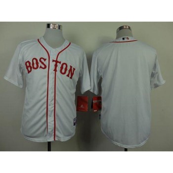 Red Sox Blank Stitched White Cool Base MLB Jersey Red Sox Blank Stitched White Cool Base MLB Jersey