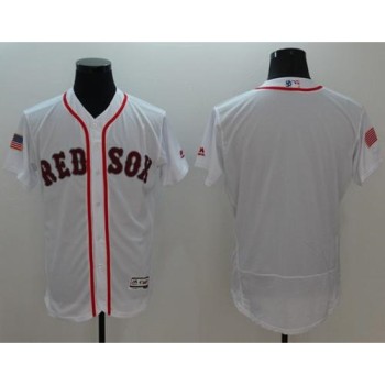 Red Sox Blank White Fashion Stars & Stripes Flexbase Authentic Stitched MLB Jersey Red Sox Blank White Fashion Stars & Stripes Flexbase Authentic Stitched MLB Jersey