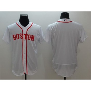 Red Sox Blank White Flexbase Authentic Collection Alternate Home Stitched MLB Jersey Red Sox Blank White Flexbase Authentic Collection Alternate Home Stitched MLB Jersey