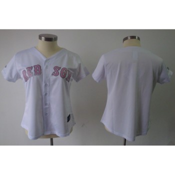 Red Sox Blank White Women's Fashion Stitched MLB Jersey Red Sox Blank White Women's Fashion Stitched MLB Jersey
