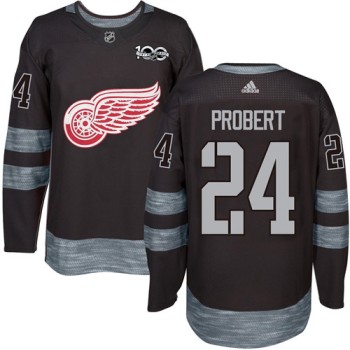 Red Wings #24 Bob Probert Black 1917-2017 100th Anniversary Stitched NHL Jersey Red Wings #24 Bob Probert Black 1917-2017 100th Anniversary Stitched NHL Jersey