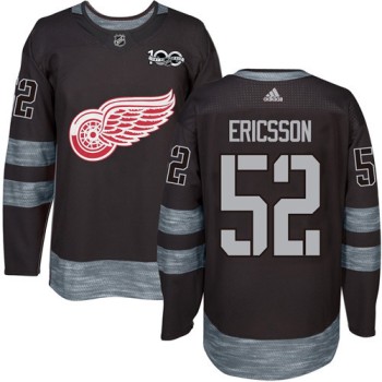 Red Wings #52 Jonathan Ericsson Black 1917-2017 100th Anniversary Stitched NHL Jersey Red Wings #52 Jonathan Ericsson Black 1917-2017 100th Anniversary Stitched NHL Jersey