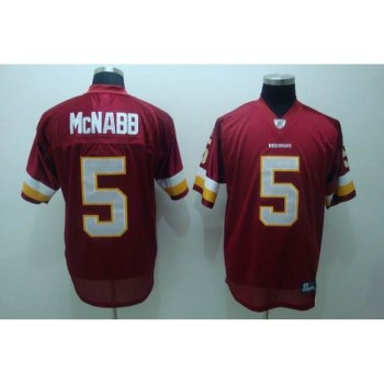Redskins #5 Donovan McNabb Red Stitched Youth NFL Jersey Redskins #5 Donovan McNabb Red Stitched Youth NFL Jersey