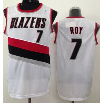 Revolution 30 Blazers #7 Brandon Roy White Stitched NBA Jersey