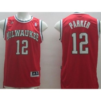 Revolution 30 Bucks #12 Jabari Parker Red Stitched NBA Jersey Revolution 30 Bucks #12 Jabari Parker Red Stitched NBA Jersey