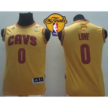 Revolution 30 Cavaliers #0 Kevin Love Gold The Finals Patch Stitched Youth NBA Jersey Revolution 30 Cavaliers #0 Kevin Love Gold The Finals Patch Stitched Youth NBA Jersey