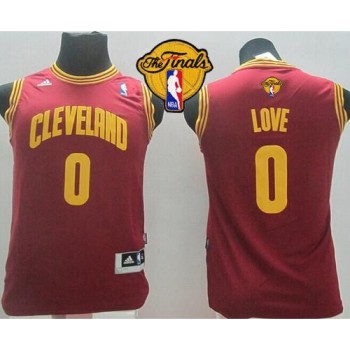 Revolution 30 Cavaliers #0 Kevin Love Red The Finals Patch Stitched Youth NBA Jersey Revolution 30 Cavaliers #0 Kevin Love Red The Finals Patch Stitched Youth NBA Jersey