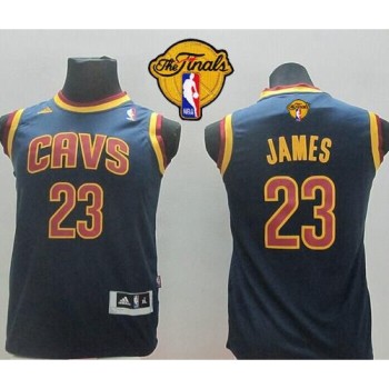 Revolution 30 Cavaliers #23 LeBron James Dark Blue The Finals Patch Stitched Youth NBA Jersey Revolution 30 Cavaliers #23 LeBron James Dark Blue The Finals Patch Stitched Youth NBA Jersey
