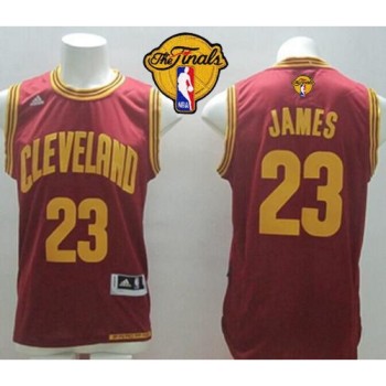 Revolution 30 Cavaliers #23 LeBron James Red Road The Finals Patch Stitched NBA Jersey Revolution 30 Cavaliers #23 LeBron James Red Road The Finals Patch Stitched NBA Jersey