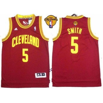 Revolution 30 Cavaliers #5 J.R. Smith Red The Finals Patch Stitched NBA Jersey Revolution 30 Cavaliers #5 J.R. Smith Red The Finals Patch Stitched NBA Jersey