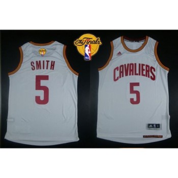 Revolution 30 Cavaliers #5 J.R. Smith White The Finals Patch Stitched NBA Jersey Revolution 30 Cavaliers #5 J.R. Smith White The Finals Patch Stitched NBA Jersey