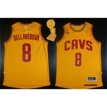 Revolution 30 Cavaliers #8 Matthew Dellavedova Gold The Champions Patch Stitched NBA Jersey Revolution 30 Cavaliers #8 Matthew Dellavedova Gold The Champions Patch Stitched NBA Jersey