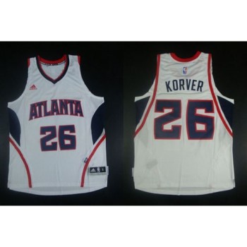 Revolution 30 Hawks #26 Kyle Korver White Stitched NBA Jersey Revolution 30 Hawks #26 Kyle Korver White Stitched NBA Jersey