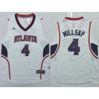 Revolution 30 Hawks #4 Paul Millsap White Stitched NBA Jersey Revolution 30 Hawks #4 Paul Millsap White Stitched NBA Jersey