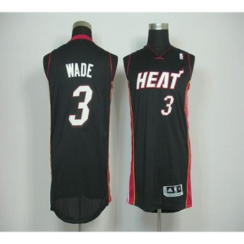Revolution 30 Heat #3 Dwyane Wade Black Stitched NBA Jersey Revolution 30 Heat #3 Dwyane Wade Black Stitched NBA Jersey
