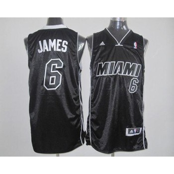 Revolution 30 Heat #6 LeBron James Black/White Stitched NBA Jersey Revolution 30 Heat #6 LeBron James Black/White Stitched NBA Jersey