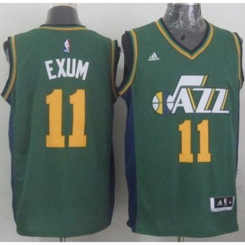 Revolution 30 Jazz #11 Dante Exum Green Stitched NBA Jersey Revolution 30 Jazz #11 Dante Exum Green Stitched NBA Jersey