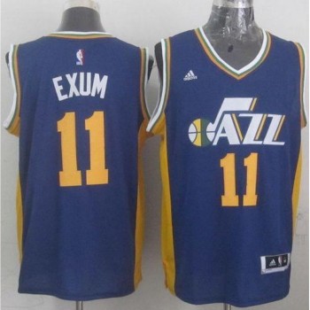 Revolution 30 Jazz #11 Dante Exum Navy Blue Stitched NBA Jersey Revolution 30 Jazz #11 Dante Exum Navy Blue Stitched NBA Jersey