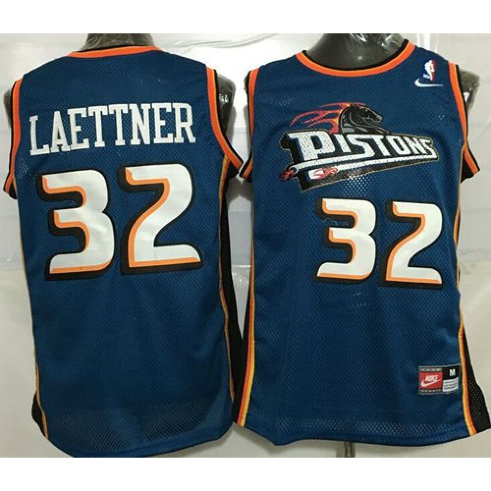 Revolution 30 Pistons #6 Josh Smith Blue Stitched NBA Jersey