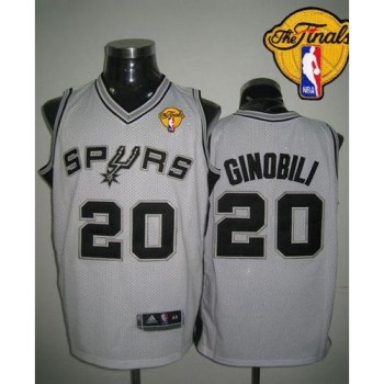 Revolution 30 Spurs #20 Manu Ginobili White Finals Patch Stitched NBA Jersey Revolution 30 Spurs #20 Manu Ginobili White Finals Patch Stitched NBA Jersey
