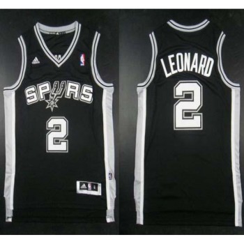 Revolution 30 Spurs #2 Kawhi Leonard Black Stitched NBA Jersey Revolution 30 Spurs #2 Kawhi Leonard Black Stitched NBA Jersey