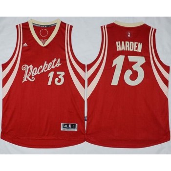 Rockets #13 James Harden Red 2015-2016 Christmas Day Stitched NBA Jersey