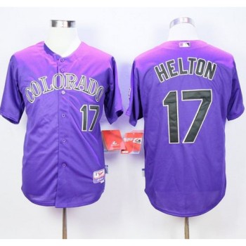 Rockies #17 Todd Helton Purple Cool Base Stitched MLB Jersey Rockies #17 Todd Helton Purple Cool Base Stitched MLB Jersey