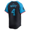 Men's National League Ketel Marte Navy 2024 MLB All-Star Game Limited Player Jersey